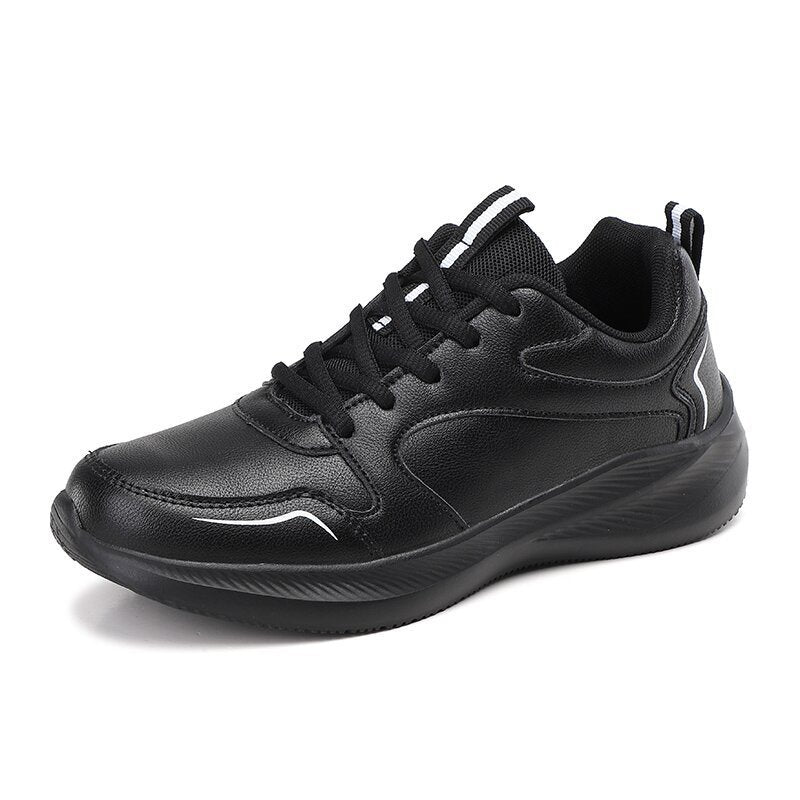 Women’s Waterproof Leather Casual Sneakers Cushioned Walking Shoes - Image 6