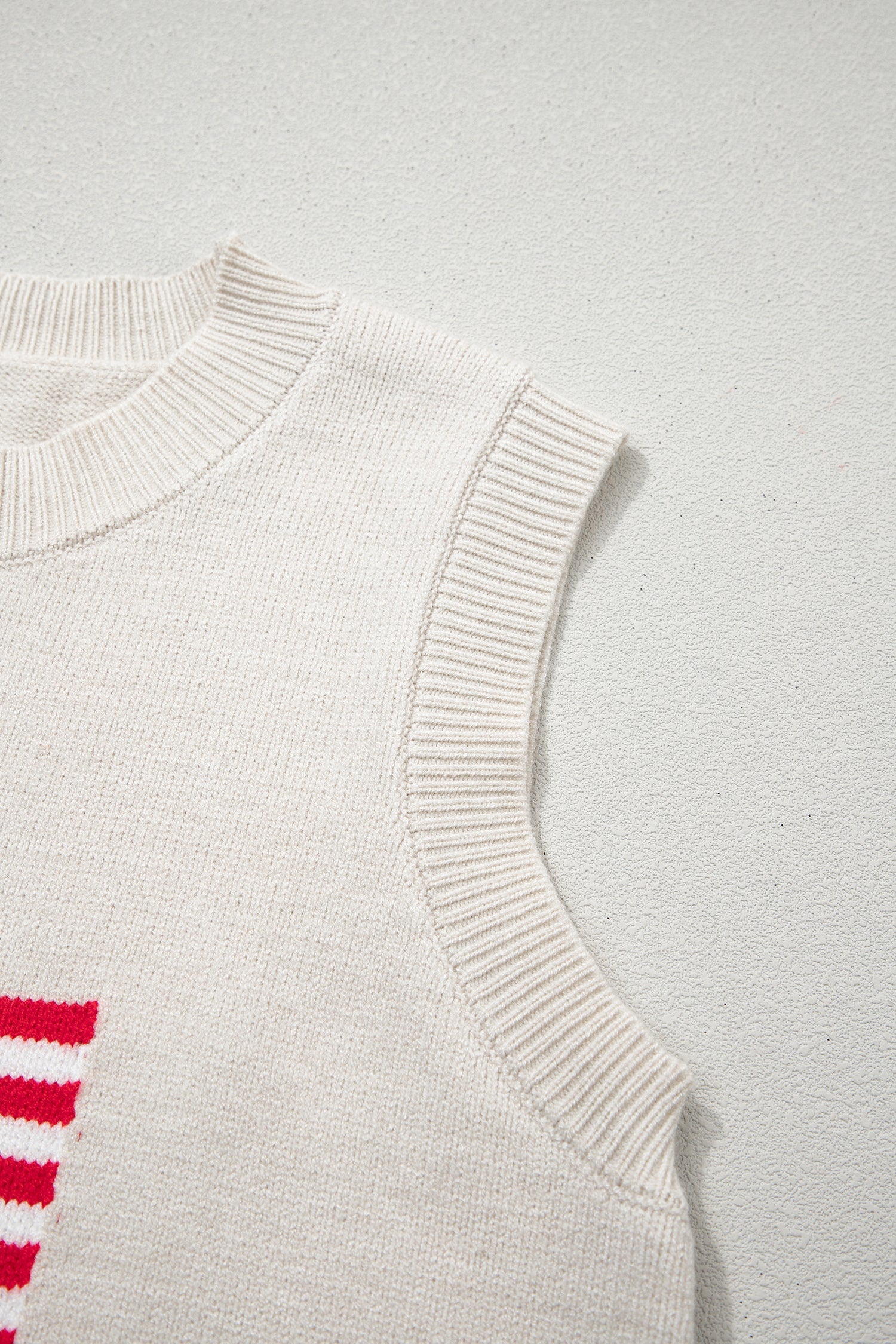 Americana USA Flag Sleeveless Knit Sweater