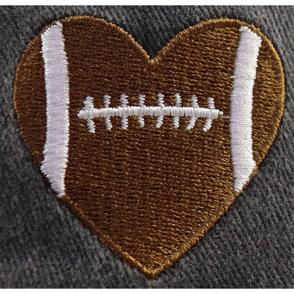 Football Heart Baseball Cap — Gifts for Women & Men