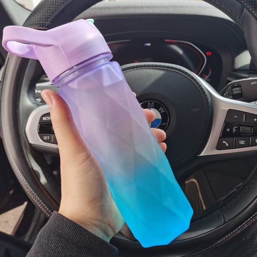 Large Capacity Spray Water Bottle for Sports Fitness and Travel