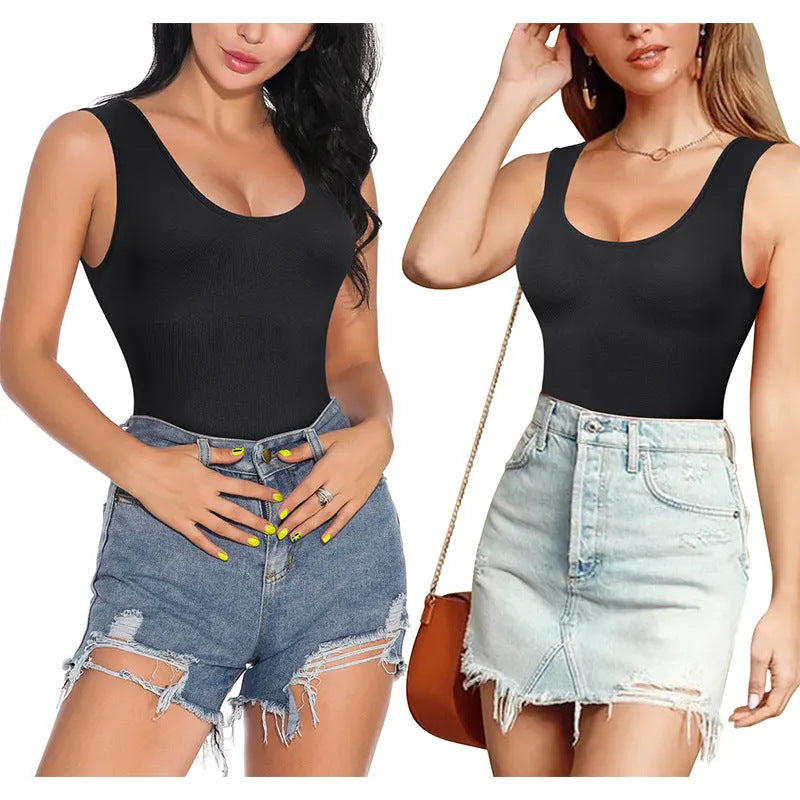 Camisole Shapewear Bodysuit with Tummy Control and Butt Lift