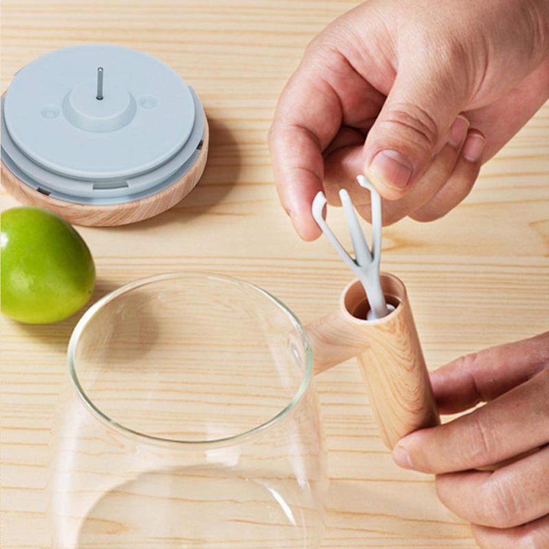 400ML Electric Self-Stirring Glass Coffee Mug for Fast Mixing