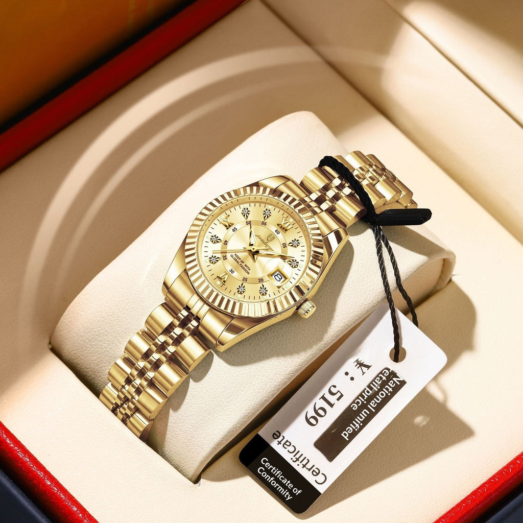Stylish Minimalist And Personalized Alloy Watch For Women