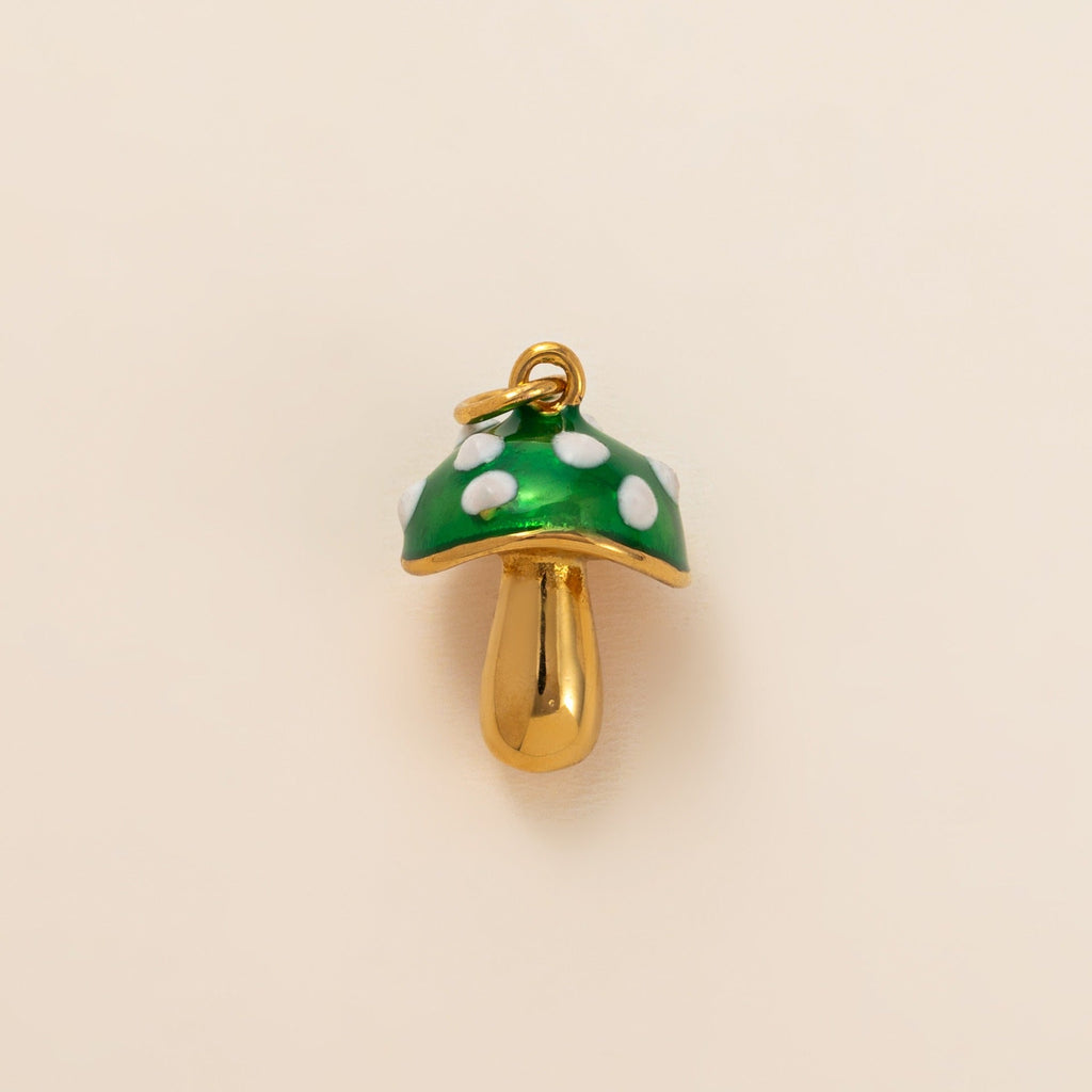 18K Gold Vacuum Plated Small Pendant Necklace