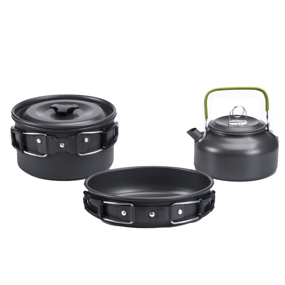 Portable Outdoor Cookware Set for Camping and Picnics