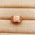 Purple Copper Men's Fortune-Bringing Red Copper Ring