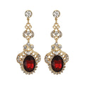 Creative Retro Waterdrop Tassel Long Earrings