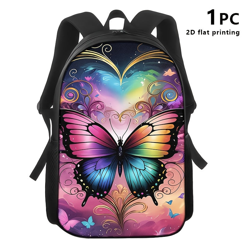 Cosmic Butterfly Heart Bag Set Dreamy Commute  Creative Style