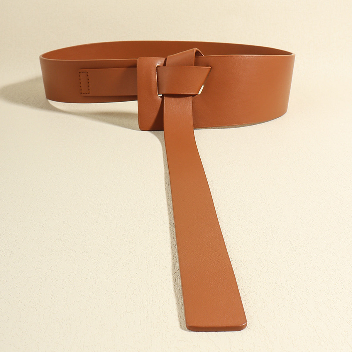 Knot Detail PU Belt for Women | Black, Tan, Cream