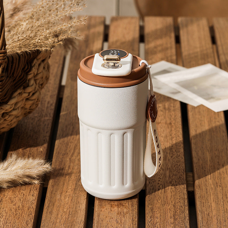 450ml Smart Digital Stainless Steel Thermal Insulated Coffee Mug