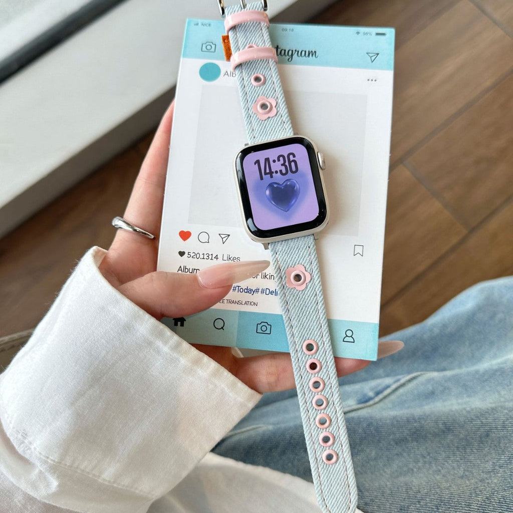 Fashionable And Cute Dopamine-style Apple Watch Band