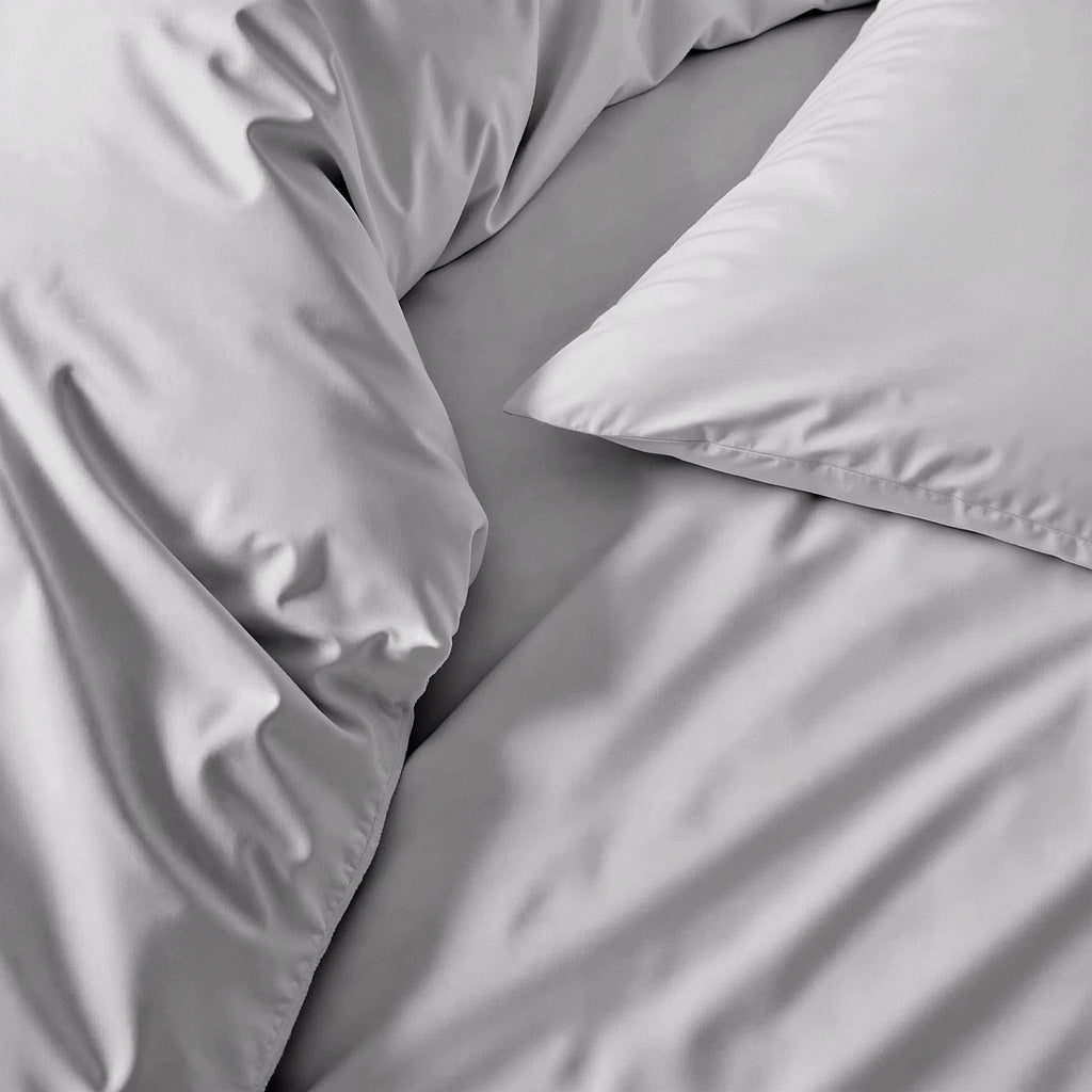 Australian Cotton Sateen Duvet Cover in Stripe and Solid - Image 25