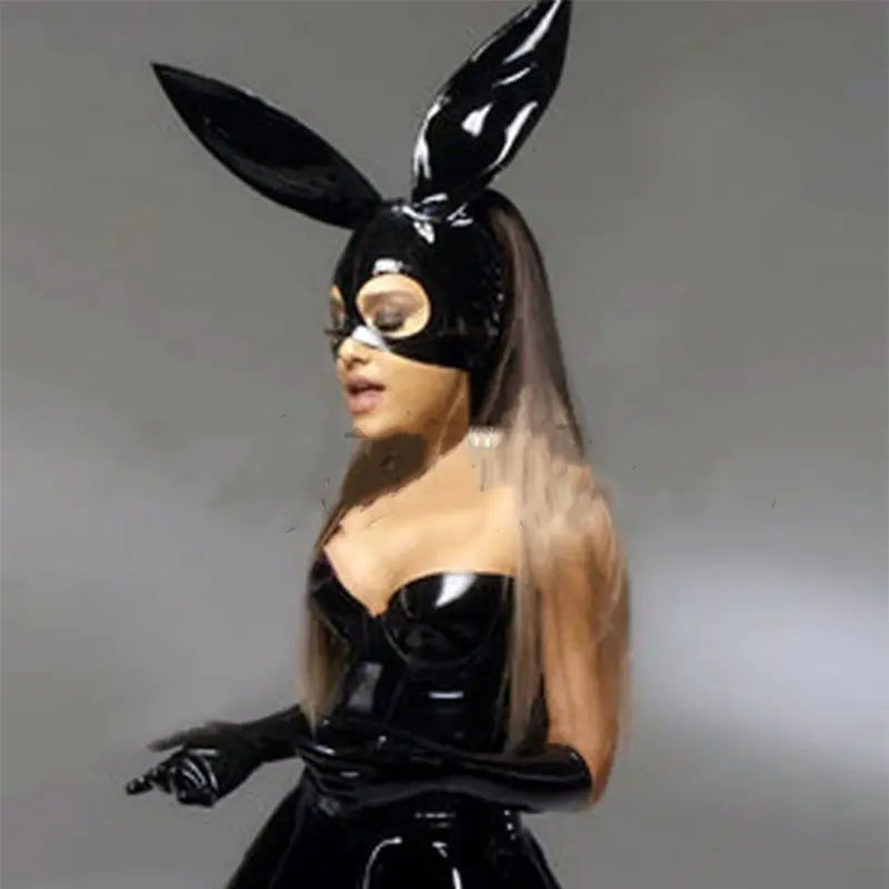 Natural Latex Night Club Party Dress