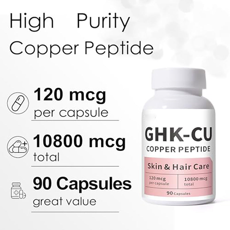 Copper Peptide Supplement Hair And Skin Capsules