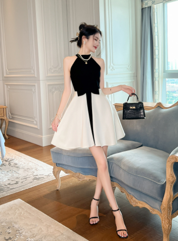 Vintage Elegant Strapless A-Line Dress for Women
