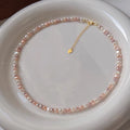 Natural Freshwater Baroque Pearl Necklace Accessory For Women