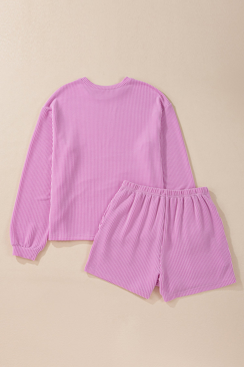 Phalaenopsis Sequin Donut Heart Ribbed 2pc Set