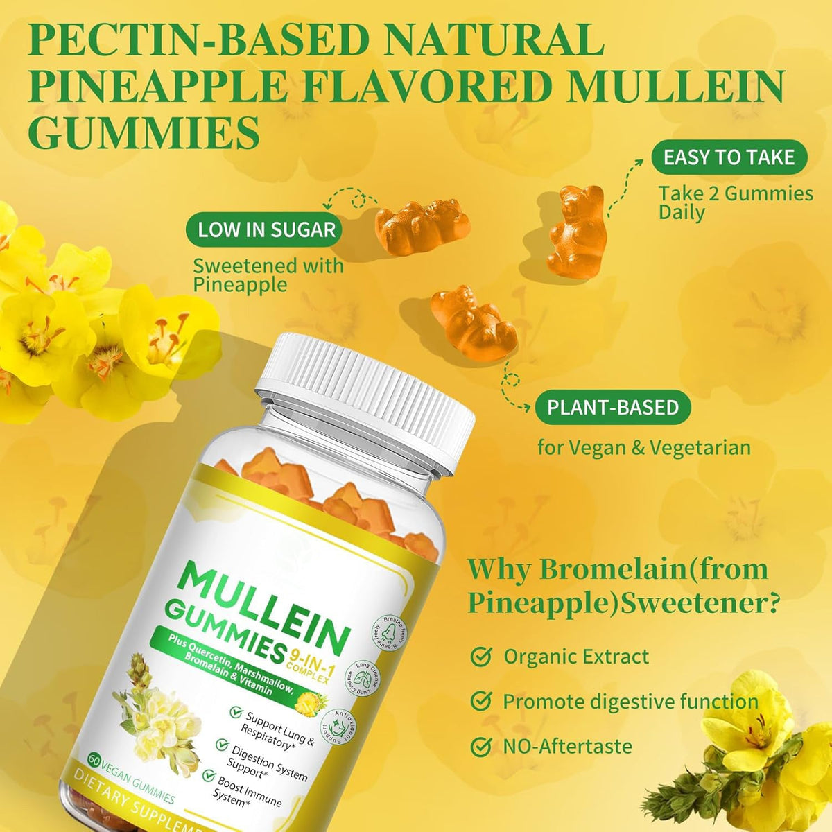 New Product Buddleja Soft Candies With Quercetin