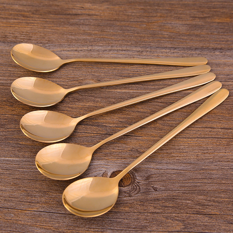 Pure Copper Spoon Supplement Copper Tableware Eating Spoon