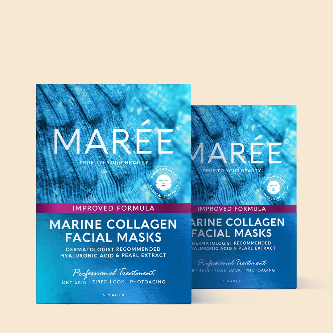 Marine Collagen Facial Sheet Masks for Dry Skin and Anti-Aging - Image 8