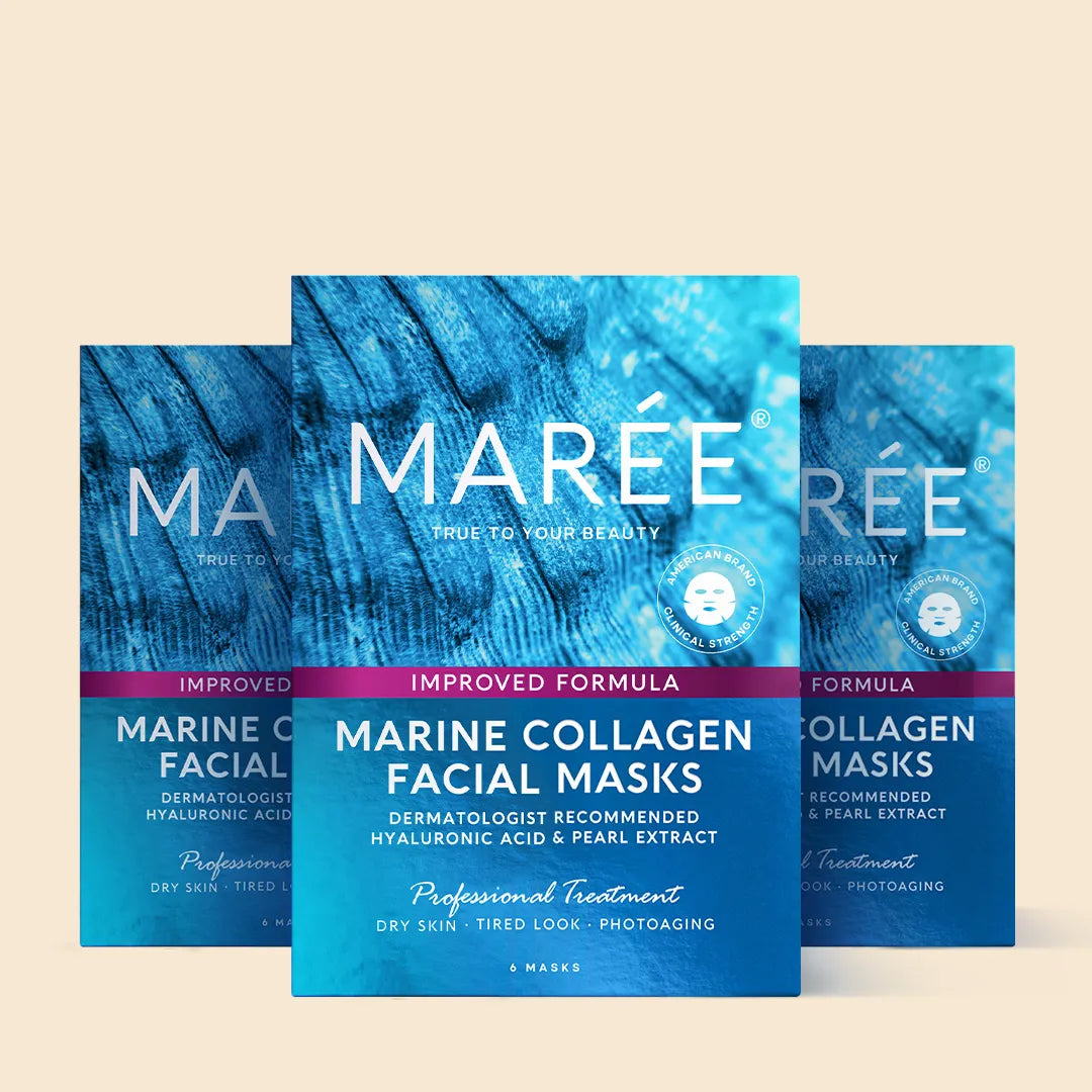 Marine Collagen Facial Sheet Masks for Dry Skin and Anti-Aging - Image 9