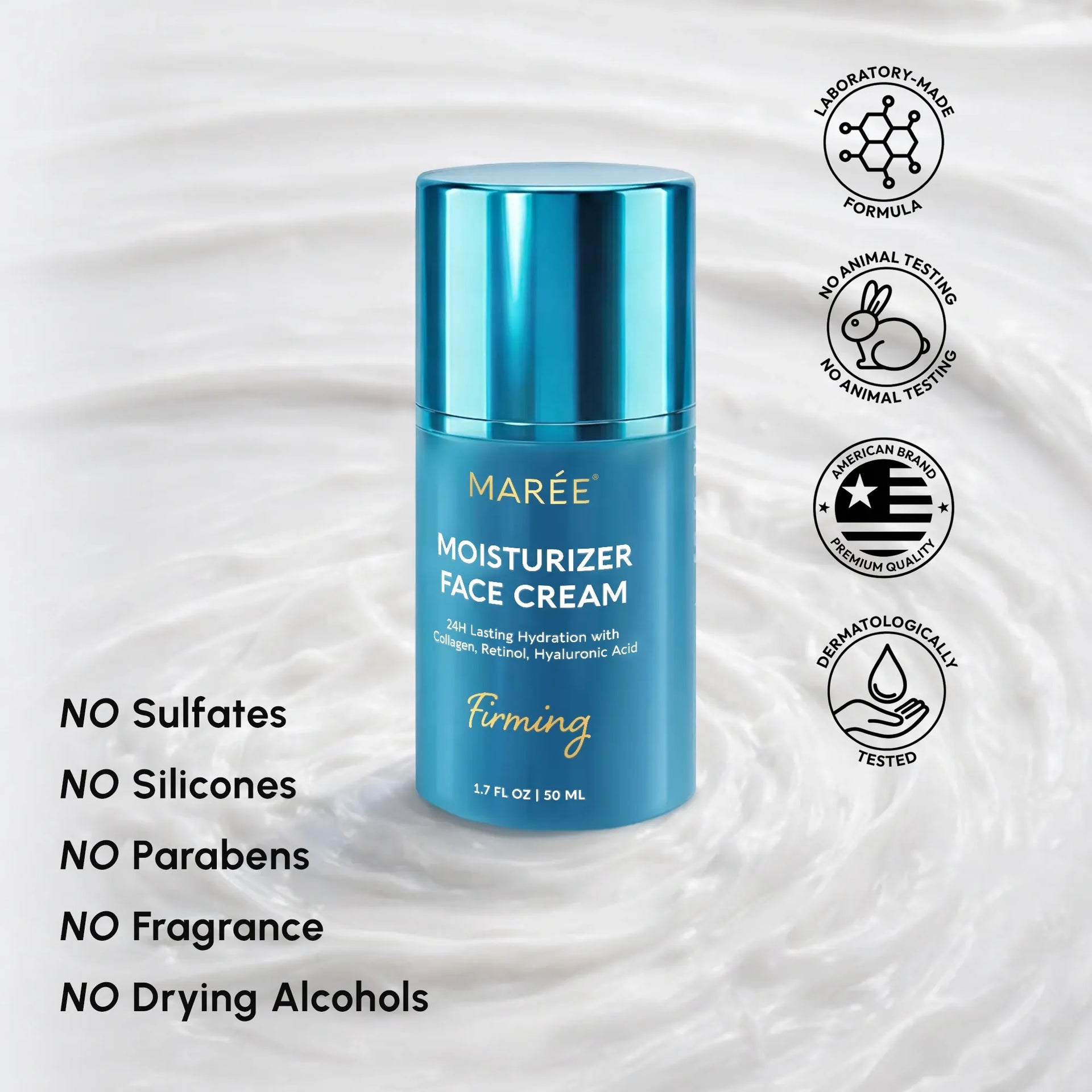 Firming Collagen Face Cream with Retinol and Hyaluronic Acid - Image 7