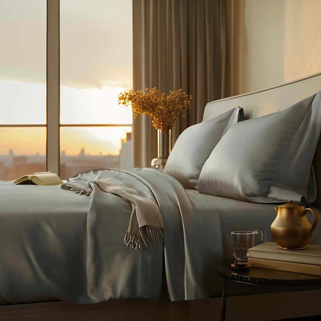 Australian Sateen Cotton Pillowcase Set Soft Breathable Bedding - Image 9