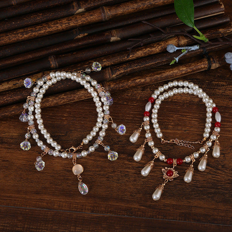 Classical Cheongsam Necklace, Ancient Style Han Dynasty, Ancient Costume Collar For Women, Retro Fairy Costume, Douyin Same Style Accessories For Women