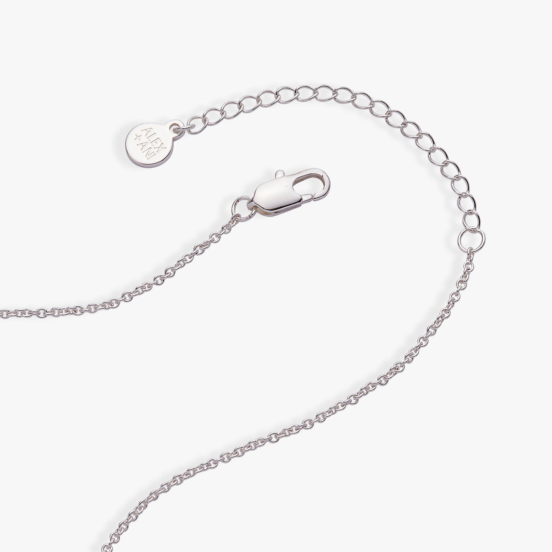 Faith Cross and Angel Wing Charm Necklace in Silver