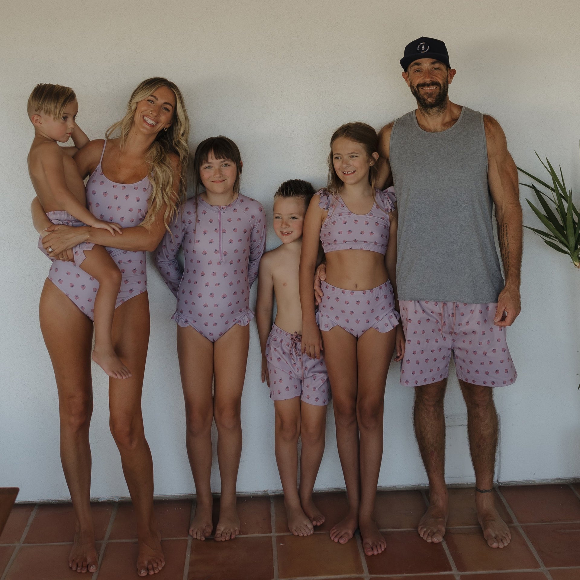 Matilda Print Board Shorts for Kids