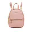 Women’s Mini Leather Backpack – Modern Lightweight Casual Shoulder Bag