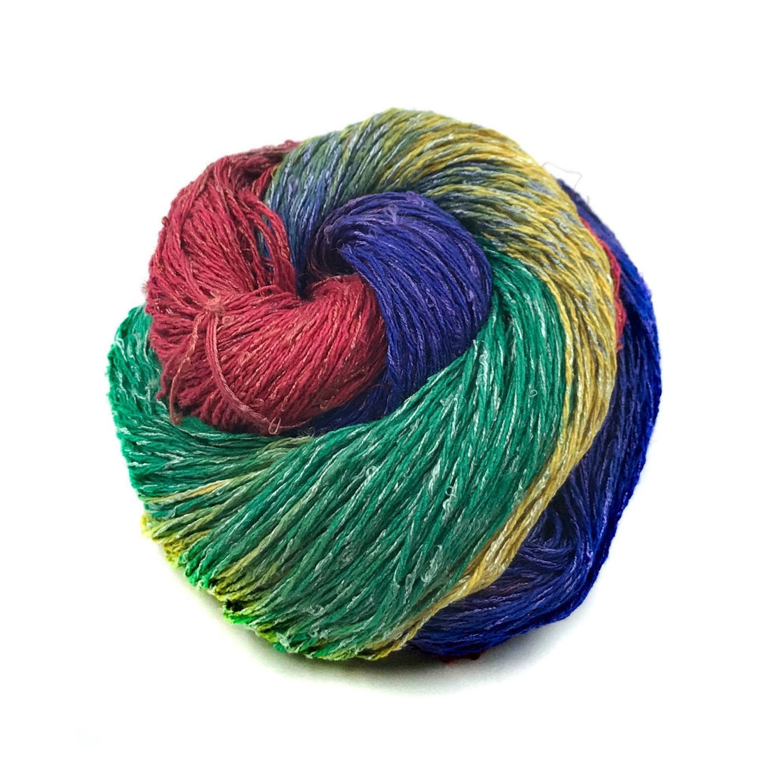 Fan Shell Shawlette Kit - Magenta & Teal Handmade Accessory