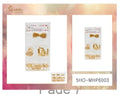 Solid gold hair accessory with a modern, minimalist design suitable for streetwear and bohemian looks