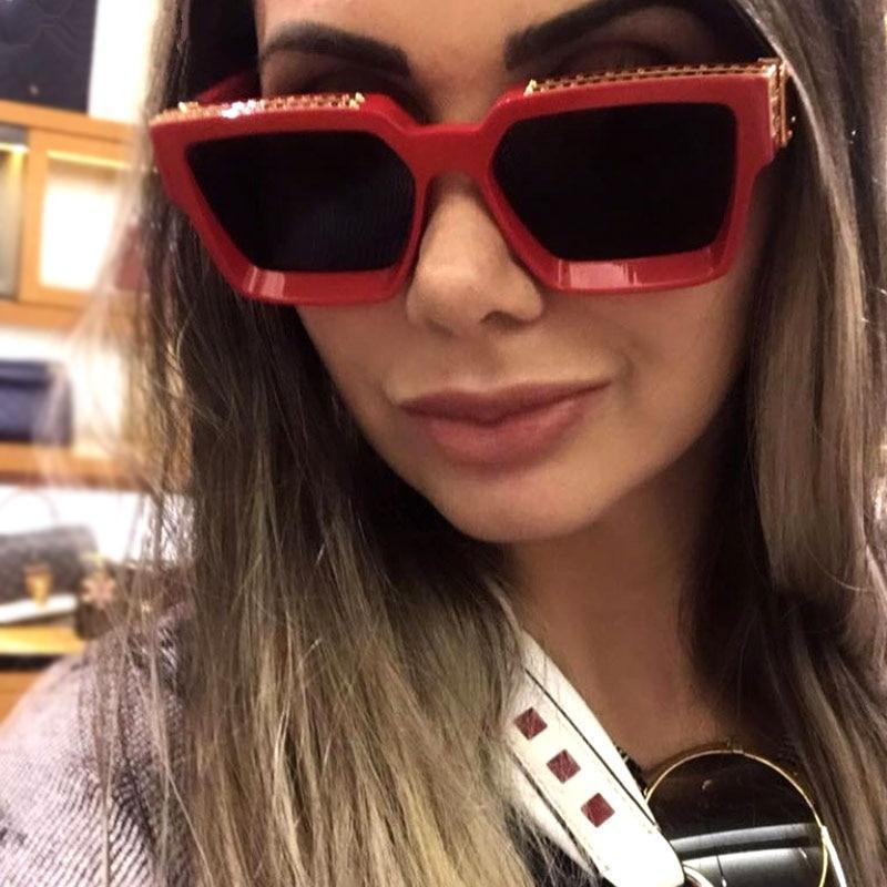 Square Frame Anti-Blue Light Sunglasses - Luxury Retro Style