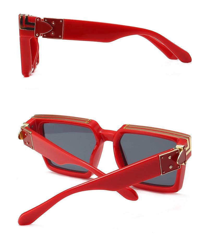 Square Frame Anti-Blue Light Sunglasses - Luxury Retro Style
