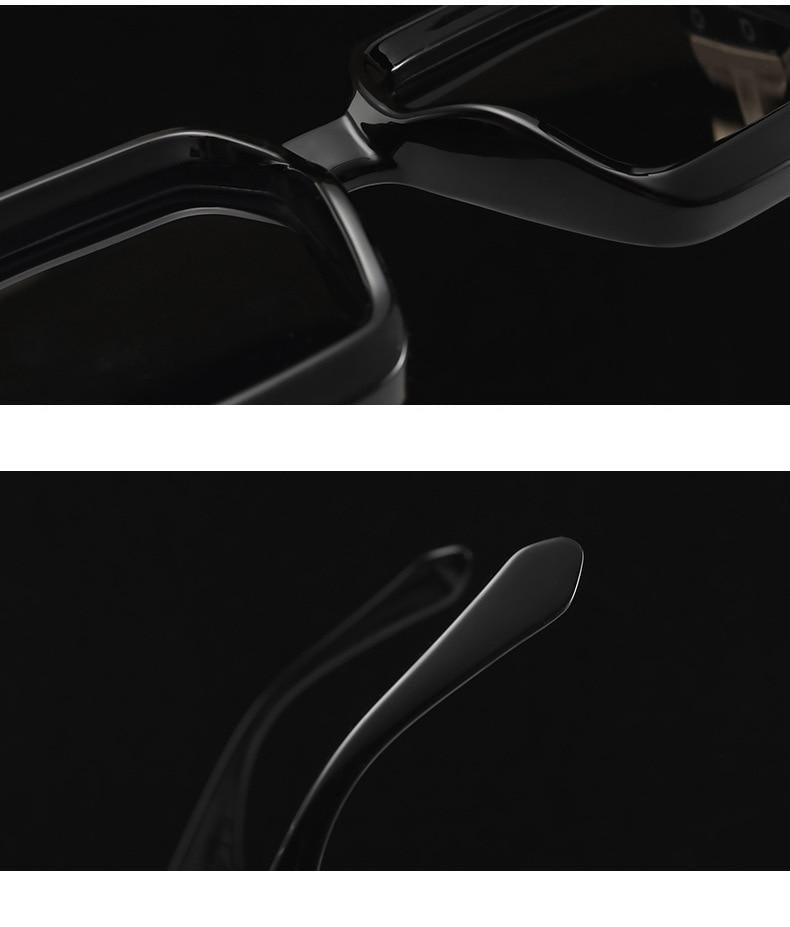 Square Frame Anti-Blue Light Sunglasses - Luxury Retro Style