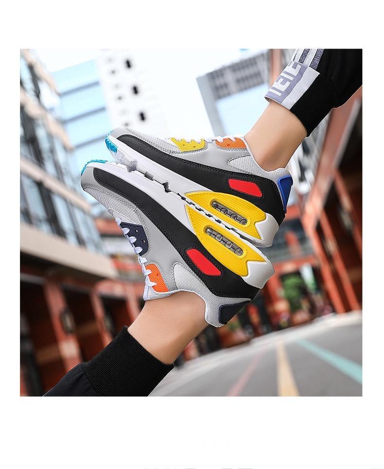 Unisex Air Cushion Athletic Sneakers - Comfortable Sport Jogging Shoes