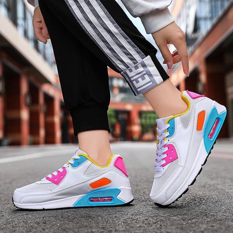 Unisex Air Cushion Athletic Sneakers - Comfortable Sport Jogging Shoes