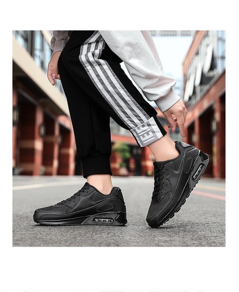 Unisex Air Cushion Athletic Sneakers - Comfortable Sport Jogging Shoes