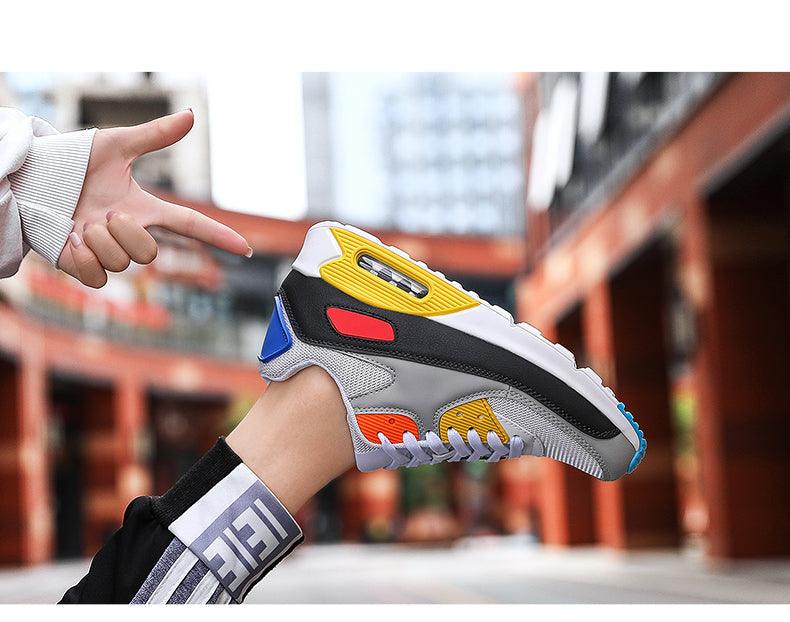 Unisex Air Cushion Athletic Sneakers - Comfortable Sport Jogging Shoes
