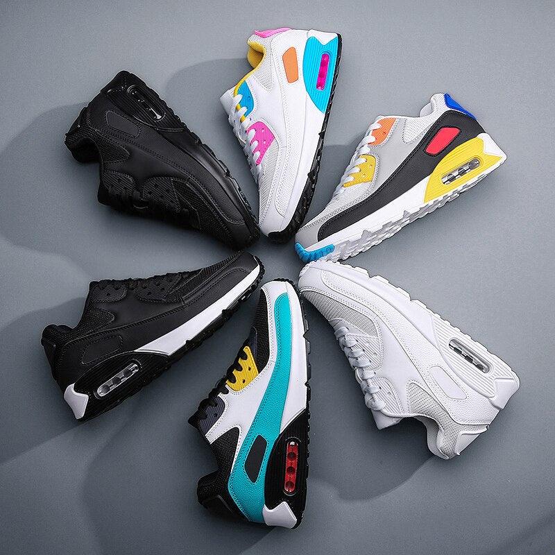 Unisex Air Cushion Athletic Sneakers - Comfortable Sport Jogging Shoes