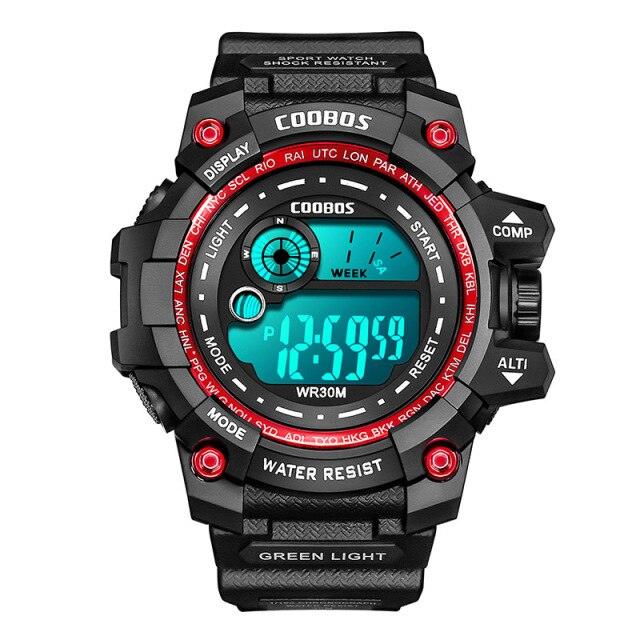 Kids Waterproof Digital Sport Watch with EL Backlight and Alarm