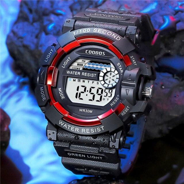 Kids Waterproof Digital Sport Watch with EL Backlight and Alarm