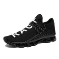 Men's Knit Walking Sneakers Breathable Athletic Running Shoes