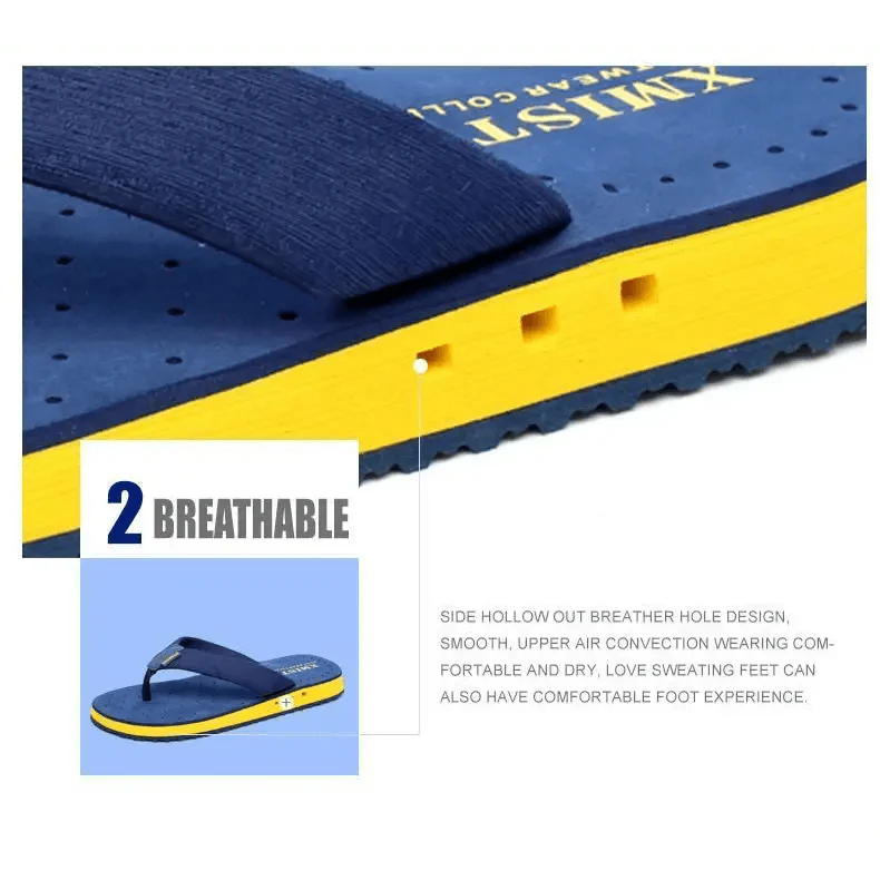 Unisex Ergonomic Massage Flip Flops Non-Slip Summer Slides