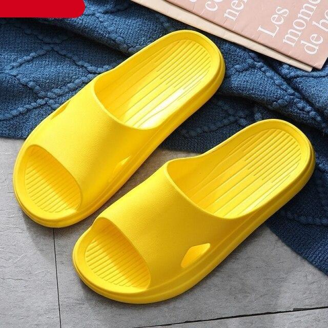 Women's lightweight open toe beach slide sandals with arch support and anti-slip sole