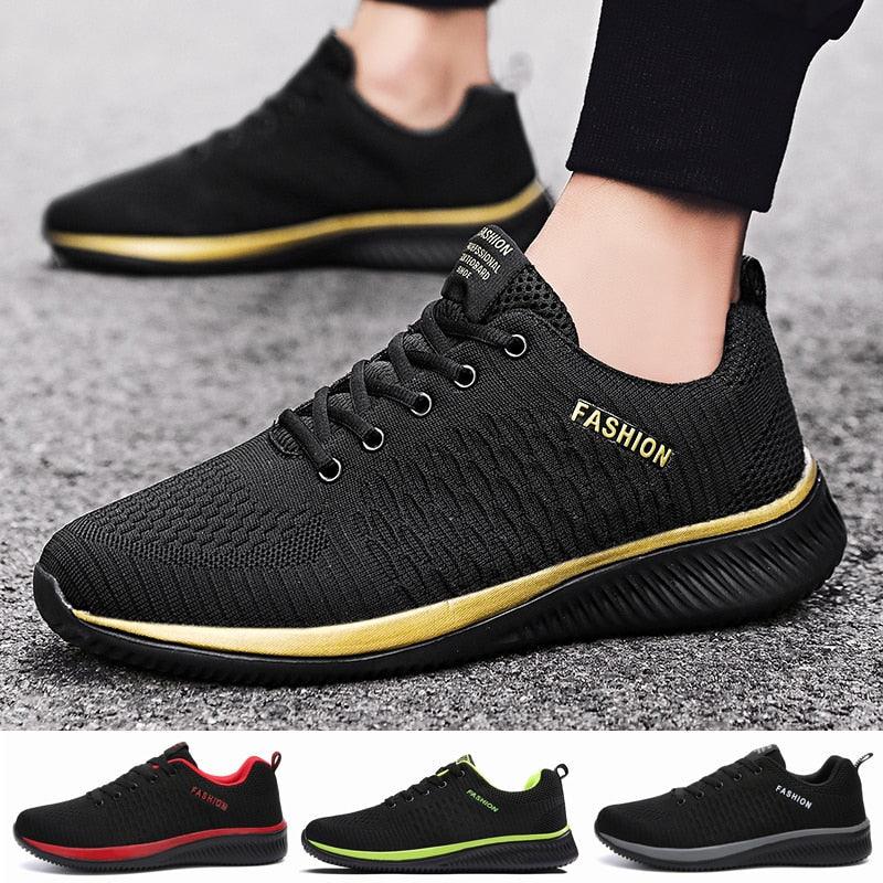 Men's Lightweight Knit Slip-On Athletic Walking Sneakers