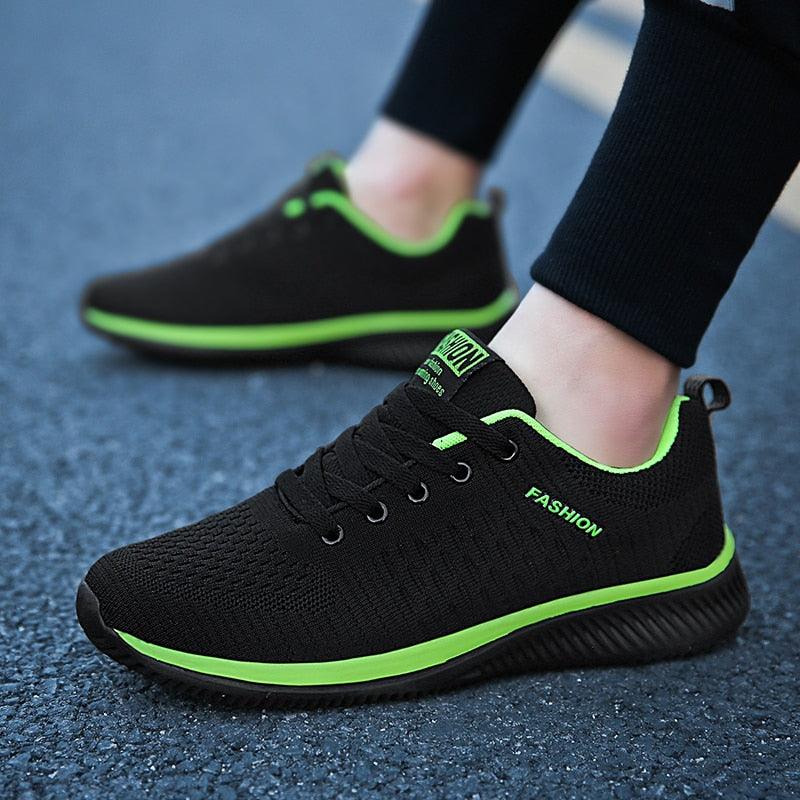 Men's Lightweight Knit Slip-On Athletic Walking Sneakers