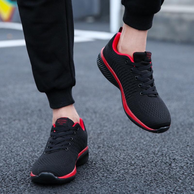 Men's Lightweight Knit Slip-On Athletic Walking Sneakers