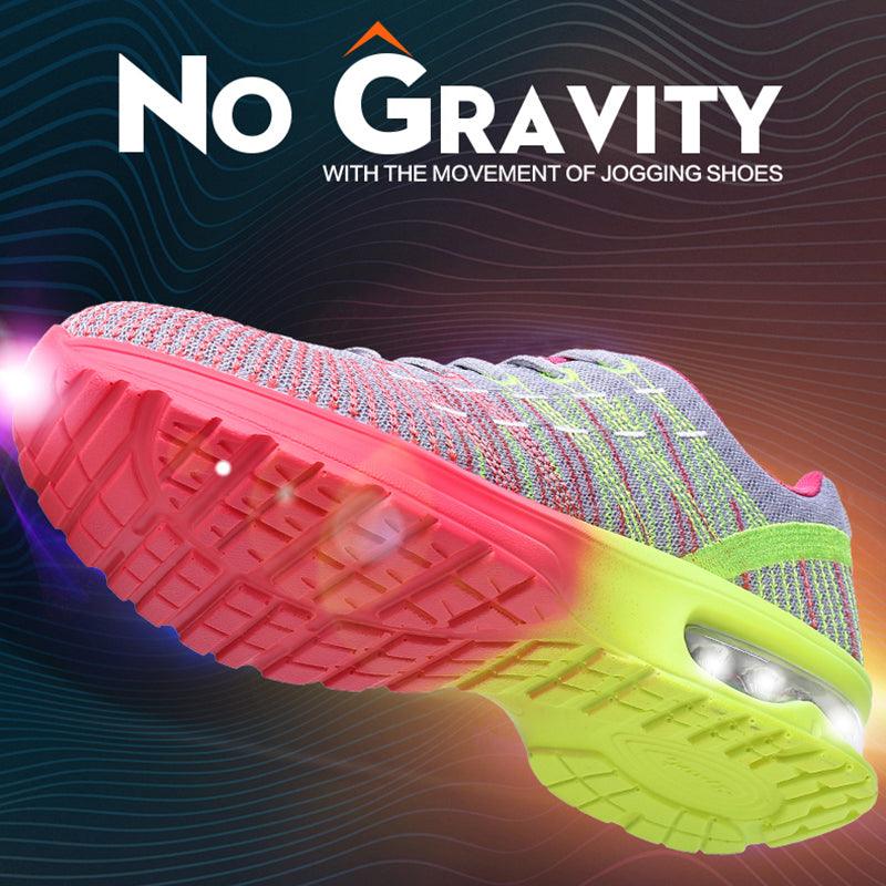Women’s Athletic Knit Running Sneakers – Breathable Mesh Sport Shoes